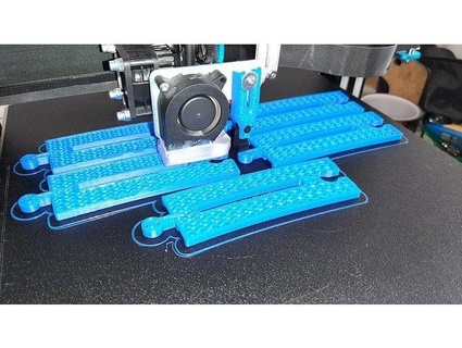entrenar pista amplio takara compatible brio par 3d print model - Mito3D