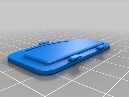 logicool trackball m575 battery cover penguin holic 3d print model - Mito3D