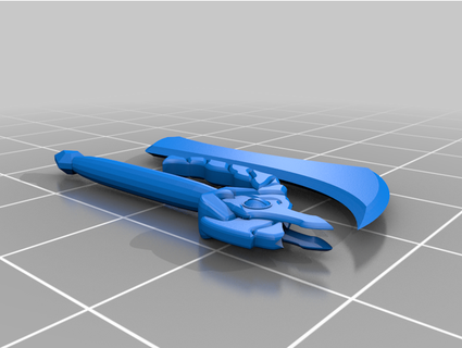 devil king's dagger hudibaba 3d print model - Mito3D
