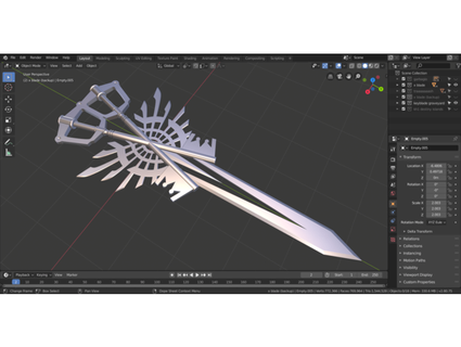 blade krallık kalpler Baharatçı 3d print model - Mito3D