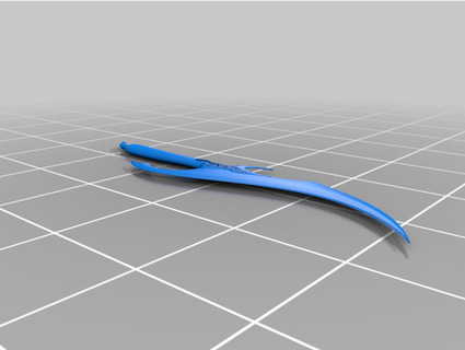 baruka dagger hudibaba 3d print model - Mito3D