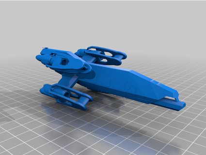Hellebarde Bomber tecarr 3d print model - Mito3D