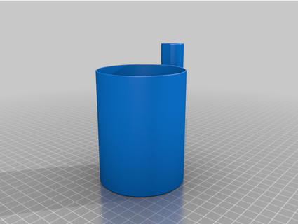 havuz şişe Kulp destek ağlaklık 3d print model - Mito3D