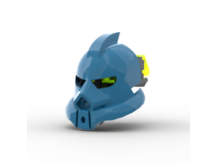 Kanohi parti maske sıçrayan Rothanak 3d print model - Mito3D