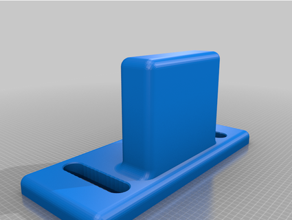 suporte magnético porte cartaz fosco 3d print model - Mito3D