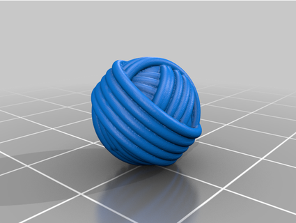 Ball Garn jblask 3d print model - Mito3D
