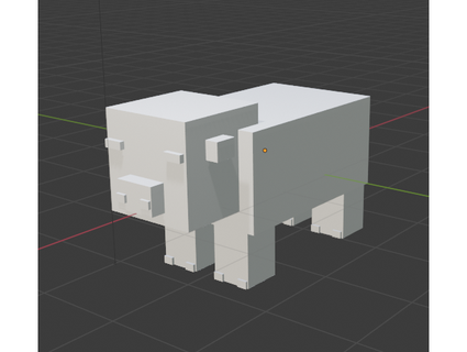 Minecraft porc 8pointhunter 3d print model - Mito3D