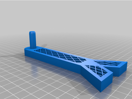 porte bobine filamento garagem 3d print model - Mito3D