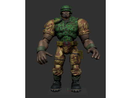 small soldiers butch meathook gorgonnite 3d print model - Mito3D