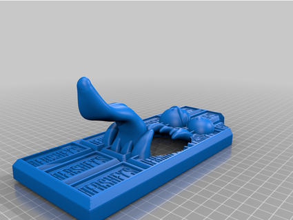chocolate monster rhughes888 3d print model - Mito3D
