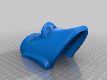 moai shaking head wip stepden 3d print model - Mito3D