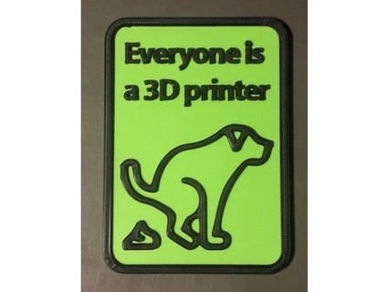 herkes 3d yazıcı köpek baskı r0b3rd 3d print model - Mito3D