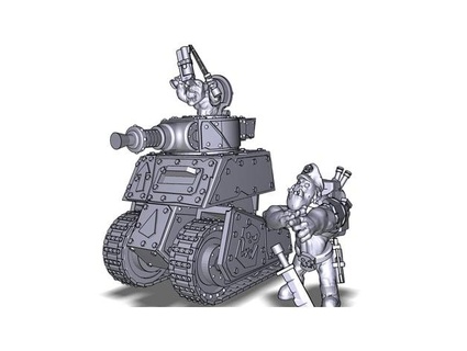grot tank type b ver 2 karskin 3d print model - Mito3D