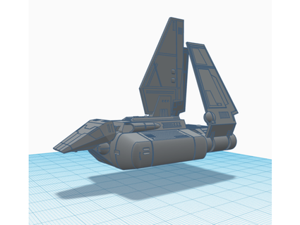 imperial sentinel class shuttle bwetdude 3d print model - Mito3D