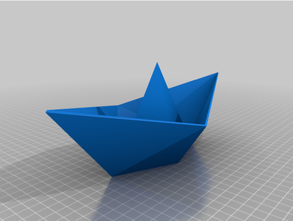 paperboat kammann  3d print model - Mito3D