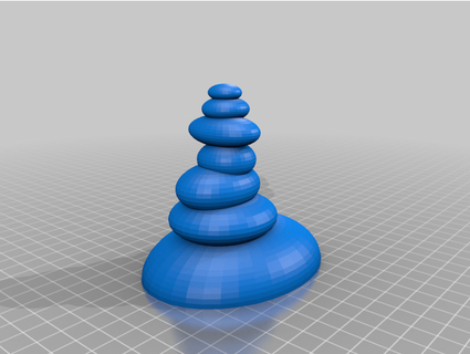 pile rocks emlittle 3d print model - Mito3D
