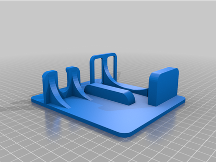 wallmounted safety- straight razor stand lukasrothenberger 3d print model - Mito3D