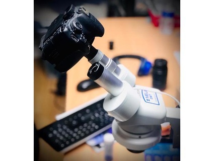 Kanon Mikroskop optisch Adapter Dataclone 3d print model - Mito3D