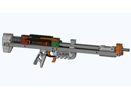 slamfire kit caliburn u sillybutts 3d print model - Mito3D