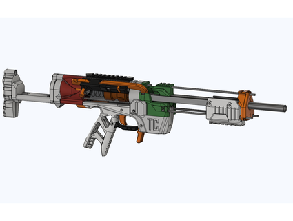 bater fogo kit garra idiotas 3d print model - Mito3D
