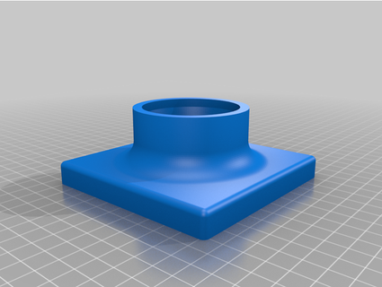 eracing lab solenoide pie tazas sfx100 botón 3d print model - Mito3D