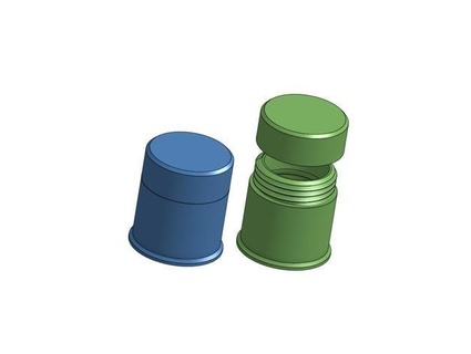 small round container 1 hansvanlin 3d print model - Mito3D