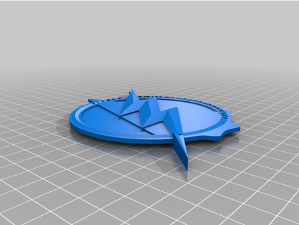 destello flecha Transversal logo i4mgroot 3d print model - Mito3D