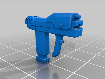 alone m6 magnum pistola trasformatori tfpivman 3d print model - Mito3D