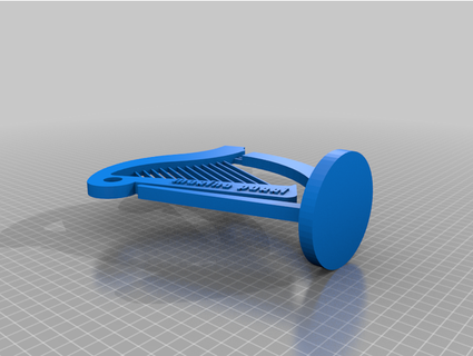 harp suport klysman08 3d print model - Mito3D