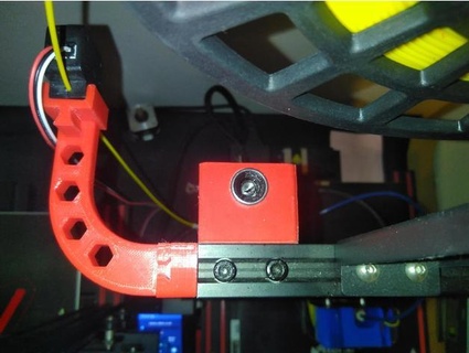 filament runout support + z-axis mauromet 3d print model - Mito3D