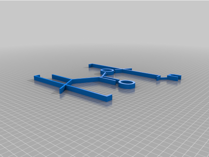 pla molecola visiera 3d print model - Mito3D