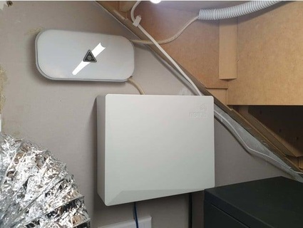 fibra óptico flojo administración carrete wall mount señor Damocles 3d print model - Mito3D
