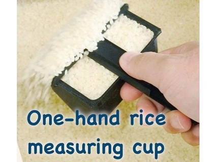 one hand arroz medindo copo shiura 3d print model - Mito3D