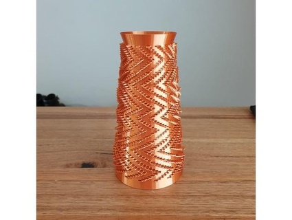 zig zag vase 3dprintbunny 3d print model - Mito3D