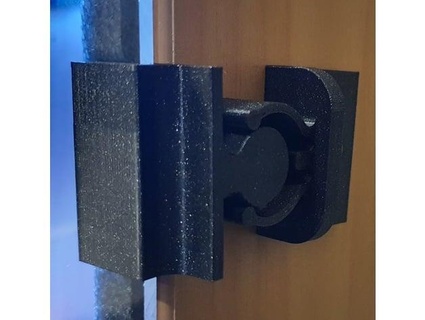 detener acrílico puerta 3d print model - Mito3D