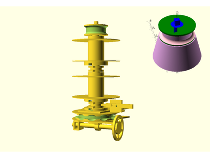 toys boys- ships anchor lifter windlass winch capstan combined- openscad csv stollew 3d print model - Mito3D