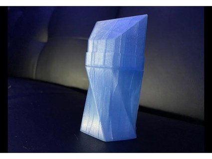 twisted crystal container trifabs 3d print model - Mito3D