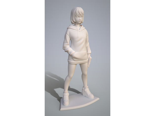 anime fille realfloki 3D print model - Mito3D