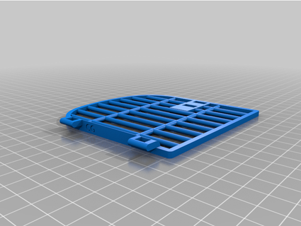 puerta reja Abs pared doble clickgenieros 3d print model - Mito3D