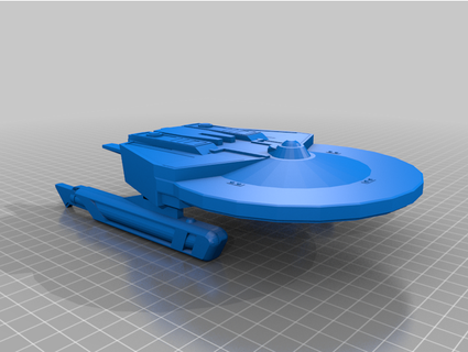 Estrela caminhada tmp fragata tecarr 3d print model - Mito3D