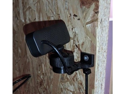 webcam holder blubber33 3d print model - Mito3D