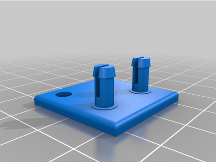 rodamiento filamento guía rail 2020 extrusión rudager 3d print model - Mito3D