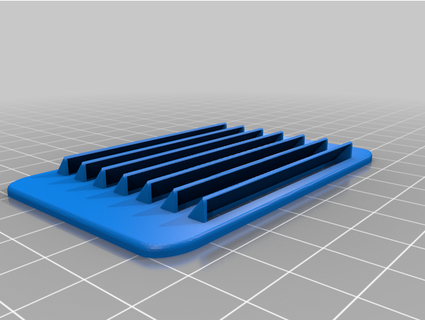 k40 laser cutter - front air duct cover bacon8787 3d print model - Mito3D