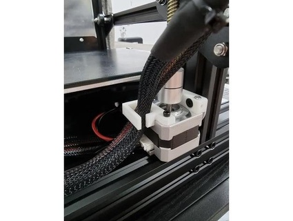 ender 3 pro cavo clip arrotondato gas scimmia 3d print model - Mito3D