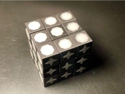 functioning rubik's cube scruffypuff 3d print model - Mito3D