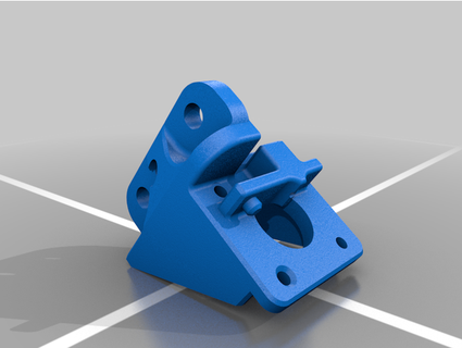 direct extruder-bracket desertmike 3d print model - Mito3D