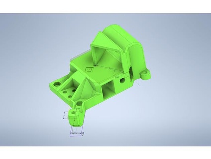 7620 Gebläse montieren eva Extruder Montage System luk123 3d print model - Mito3D