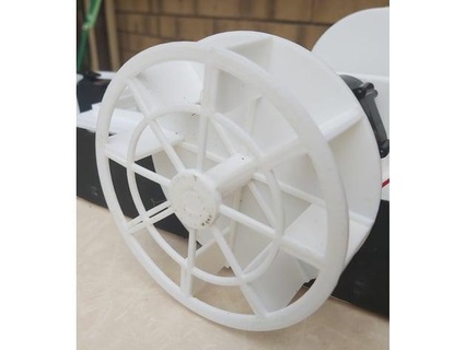 100 mm Durchmesser Paddel Rad Pionier 3d print model - Mito3D
