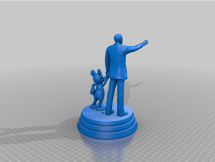 Partner Statue Base kelliahoward 3d print model - Mito3D