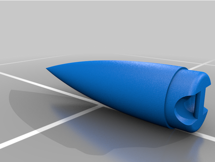 model rocket nose cone bt-60 tube jburkhardt0 3d print model - Mito3D